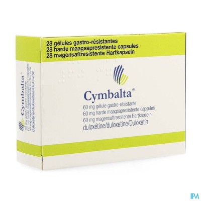 Cymbalta 60mg Pi Pharma Harde Maagsapresist Caps28