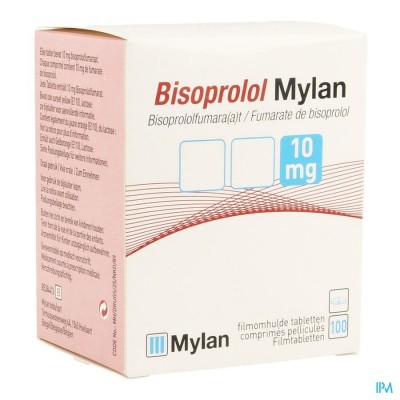Bisoprolol Viatris 10mg Fl Filmomh Tabl 100