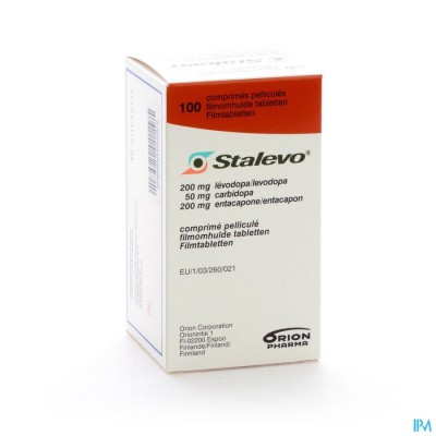 Stalevo 200mg/50,0mg/200mg Filmomh Tabl 100 Fles