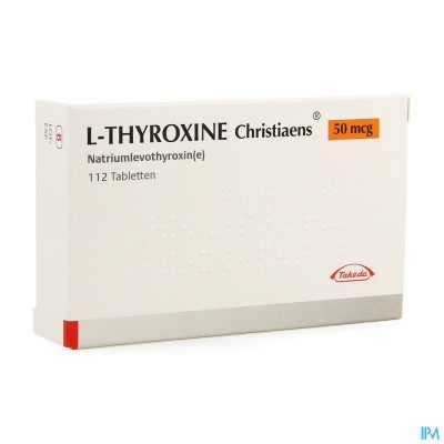 l Thyroxine Christiaens Comp 112x0,050mg