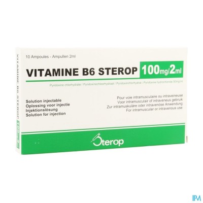 Vit B6 Im/iv Amp 10 X 100mg/2ml