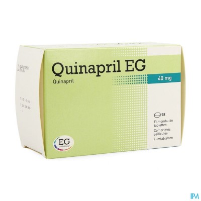 Quinapril EG 40Mg Tabl 98X40Mg