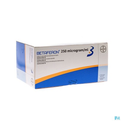 Betaferon 250 Mcg/ml 15x1 Fl Pdr Inj+solv Sp Voorg