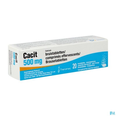 Cacit 500 Bruistabletten Tube 20x500mg