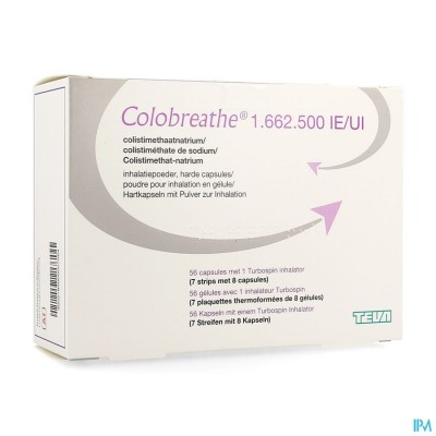 Colobreathe 1 662 500 Ui Inhalatie Pdr Caps 4x14