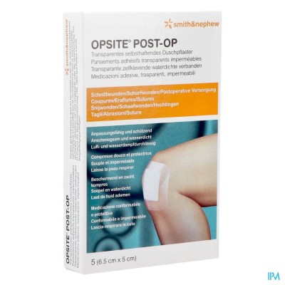 Opsite Post Op Pi Pharma 6,5x5cm 5 Pip