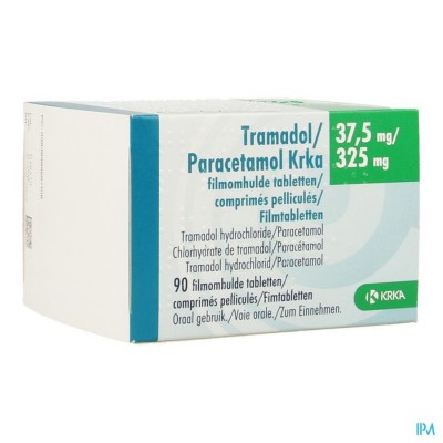 Tramadol Paracetamol Krka 37,5mg/325mg Comp 90