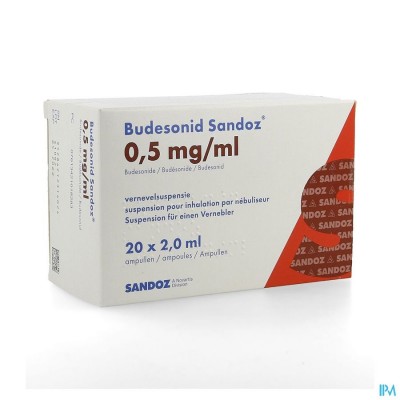 Budesonid Sandoz 0,5mg/ml Vernevelsusp 4x5 Amp