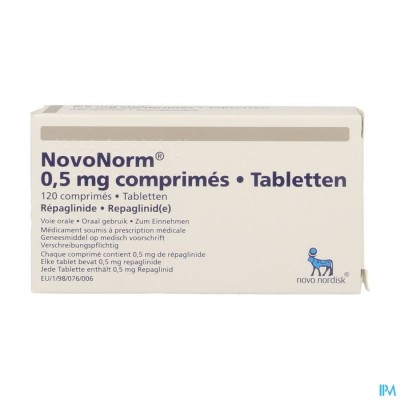 Novonorm Comp 120 X 0,50mg