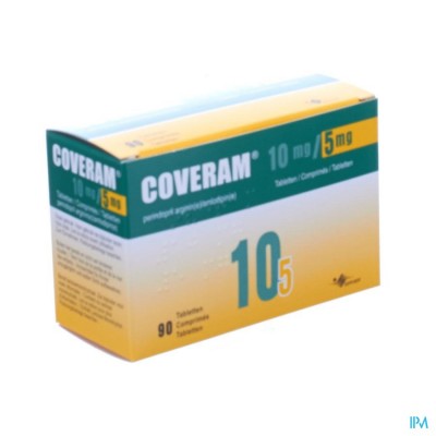 Coveram 10mg/ 5mg Impexeco Comp 90 Pip