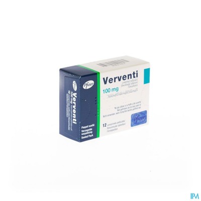 Verventi 100mg Filmomh Tabl 12