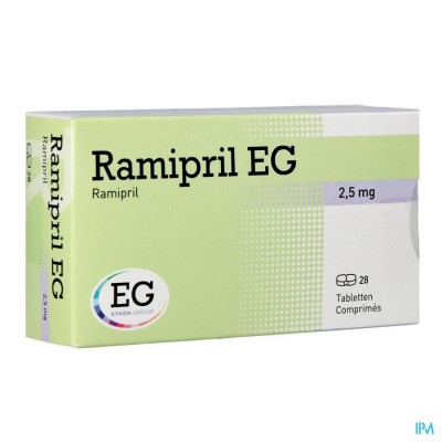 Ramipril EG 2,5Mg Tabl 28X2,5Mg