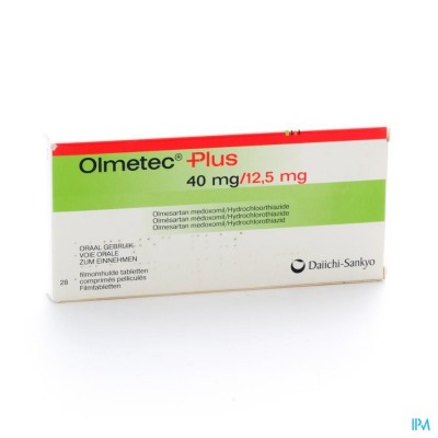 Olmetec Plus 40mg/12,5mg Comp Pell 28