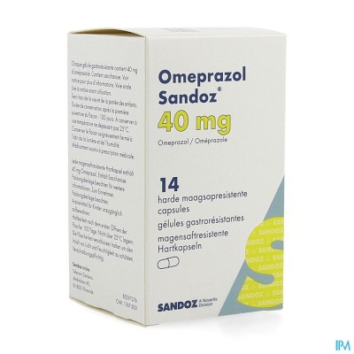 Omeprazol Sandoz Caps Enter 14 X 40mg