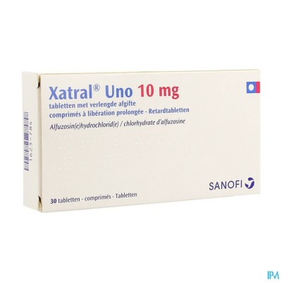 Xatral Uno 10mg Comp 30 X 10mg