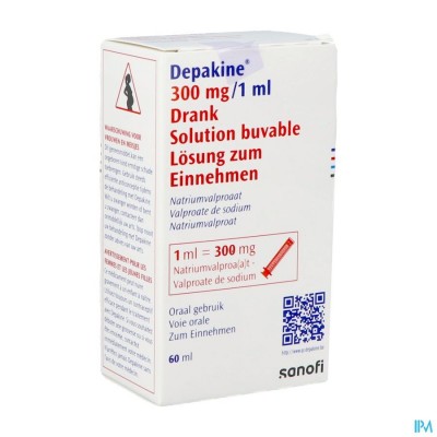 Depakine Sol Buv 1x60ml 300mg/1ml