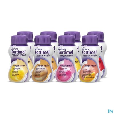 Fortimel Compact Protein Mixed Multipack Flesjes 8x125 ml