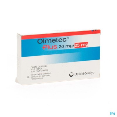 Olmetec Plus 20mg/25mg Comp Pell 28