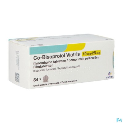 Co Bisoprolol Viatris 10mg/25,0mg Drag 56