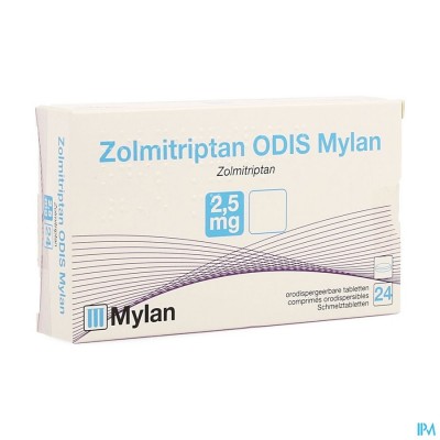 Zolmitriptan Odis Viatris 2,5mg Orodisp.tabl 24