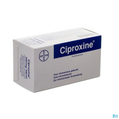 Ciproxine Infus Oplos 200mg 100ml