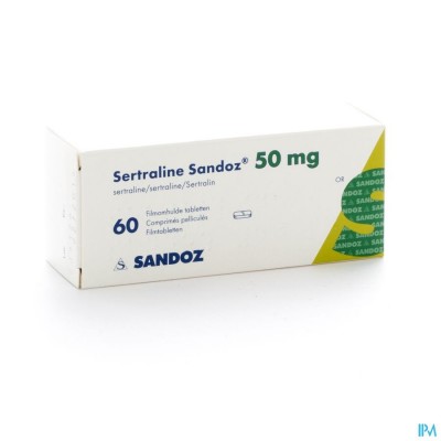 Sertraline Sandoz Comp 60 X 50mg