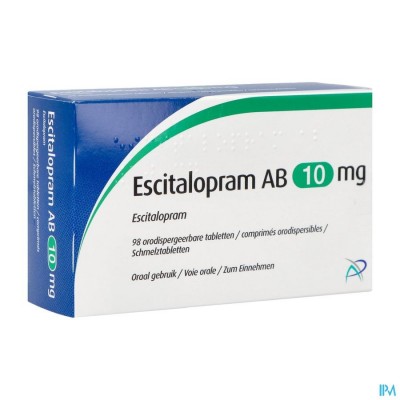 Escitalopram Ab 10mg Comp Orodisp 98 X 10mg