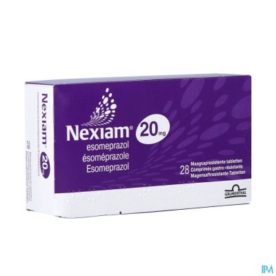 Nexiam 20mg Comp 28 X 20mg