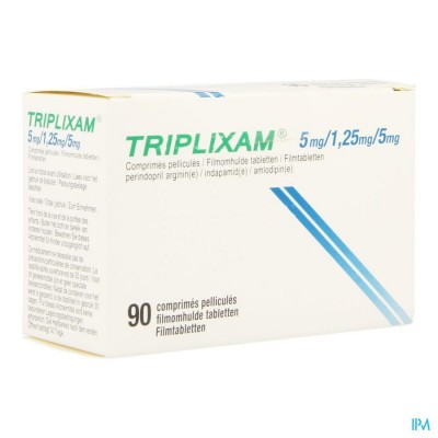Triplixam 5mg/1,25mg/ 5mg Impex. Film.tabl 90 Pip