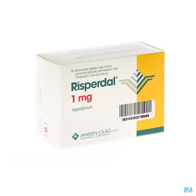 Risperdal Pi Pharma 1mg Comp 60 X 1mg Pip