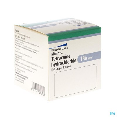 Minims Tetracaine 1% 20x0,5ml