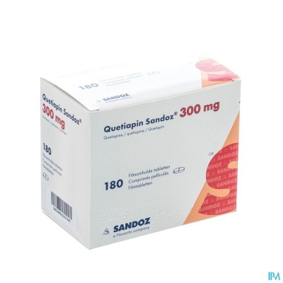 Quetiapin Sandoz Filmomh Tabl 180 X 300mg