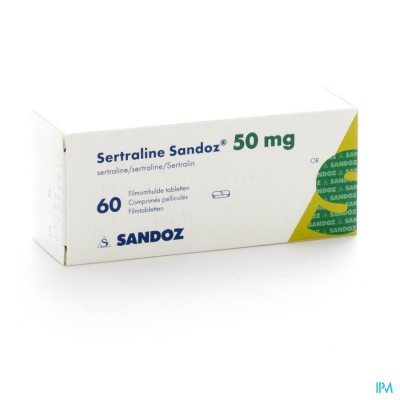 Sertraline Sandoz Comp 60 X 50mg