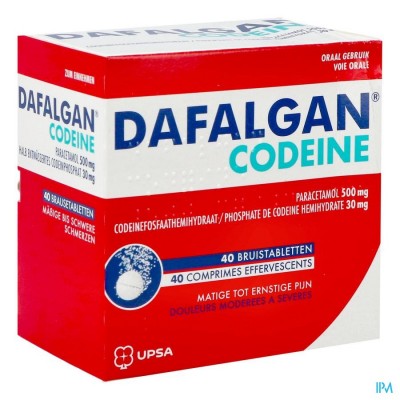 Dafalgan Codeine 500mg/30mg Bruistabletten 40