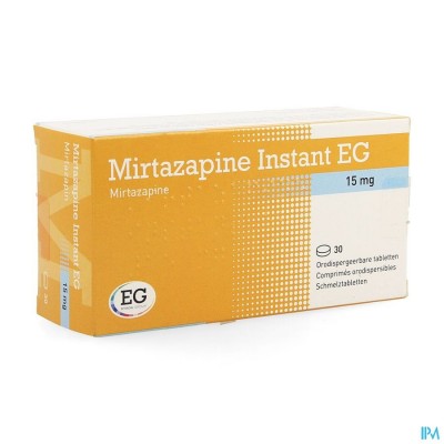 Mirtazapine EG Instant 15 Mg Orodisp Tabl  30