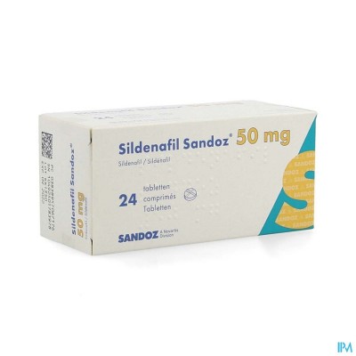 Sildenafil Sandoz 50mg Filmomh Tabl 24x 50mg