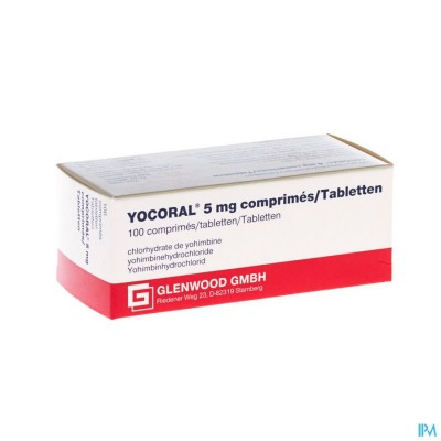 Yocoral 5mg Glenwood Tabl 100