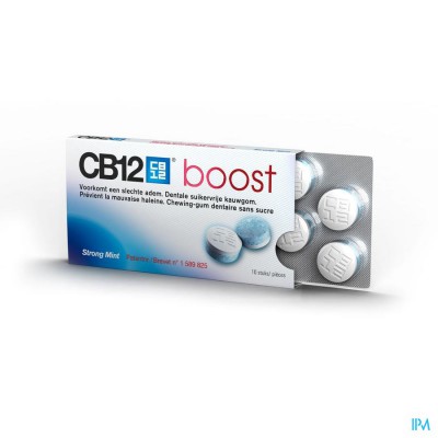 CB12 BOOST STRONG MINT KAUWGOM 10