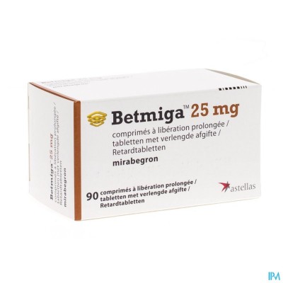 Betmiga Tabl 90 X 25mg