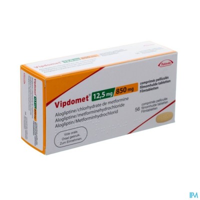 Vipdomet 12,50mg/ 850mg Omhulde Tabl 56