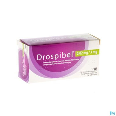 Drospibel 0,02mg Omhulde Tabl 3 X 21