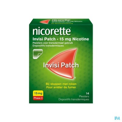 Nicorette Invisi 15mg Patch 14