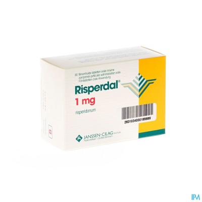 Risperdal Pi Pharma 1mg Comp 60 X 1mg Pip