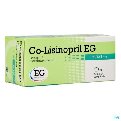 Co Lisinopril EG 20/12,5 Mg Tabl 98