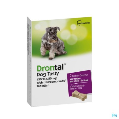 Drontal Tasty Bone 150/144/5mg 10kg Dog Comp 2