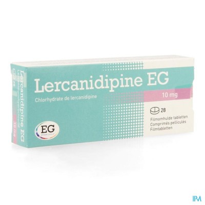 Lercanidipine EG 10 Mg Filmomh Tabl 28 X 10 Mg