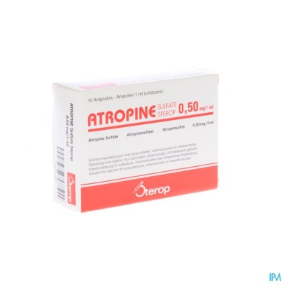 Sterop Atropine Sulf 0,5mg 1ml 10 Amp