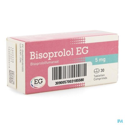 Bisoprolol EG Tabl 30X 5Mg