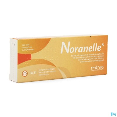 Noranelle 20/100mcg Filmomh Tabl 3 X 21