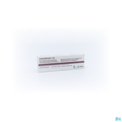 Pneumovax 23 Opl Inj Voorgevulde Spuit 1 X 0,5ml